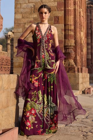 Awigna Floral Printed Kurta Set 