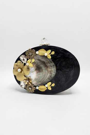 Adwita Bags & Jewels The Shell Saga Clutch 