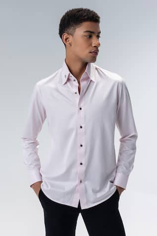 Amit Arora Baby Pink Full Sleeved Shirt 