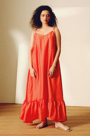 Kavya Singh Kundu Samoa V Neck Dress 