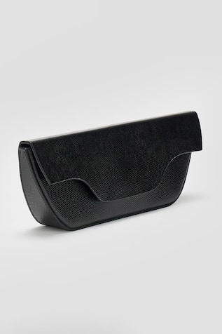 PERONA DAISY Black Bovine Leather Handbag 