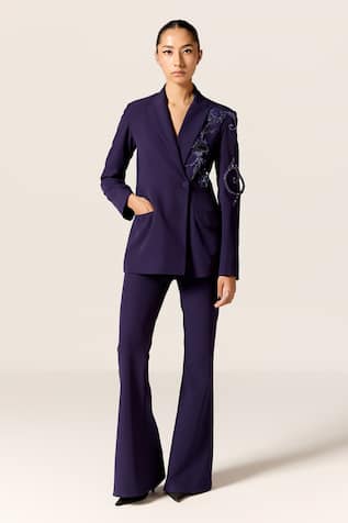 Manika Nanda Sirius Embroidered Blazer Set 