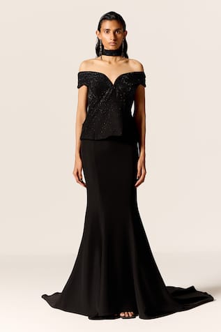 Manika Nanda NOVA Off Shoulder Gown 