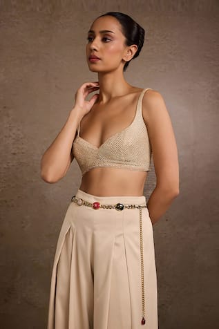 Tarun Tahiliani Multi-Color Chain Belt 