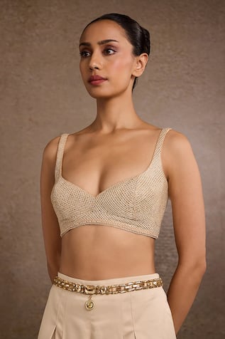 Tarun Tahiliani Gold Jewel Belt 