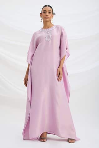 Mirroir Lilac Purple Kaftan & Pant Set 