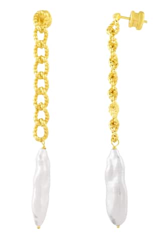 Concord Pearl Dangling Earrings 