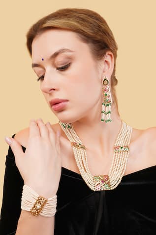 Dugran By Dugristyle Gold-Plated Mehraab Bracelet 