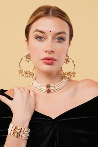 Dugran By Dugristyle Gulabi Gold-Plated Bracelet 