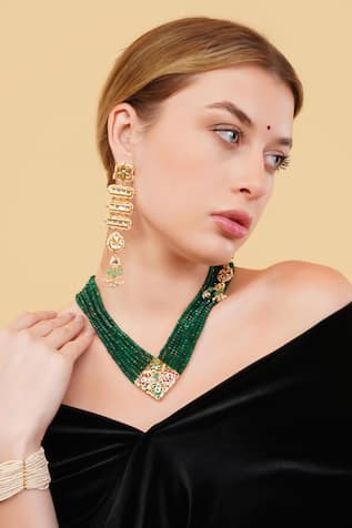 Dugran By Dugristyle Gulzar Haar Multi Strand Necklace 