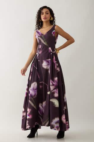 Son Of A Noble Snob Floral Maxi Dress 