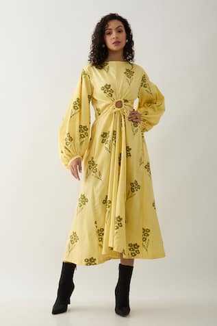 Son Of A Noble Snob Grace Farm Print Dress 