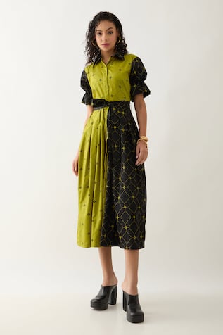 Son Of A Noble Snob Magnum Dress with Regal Print 