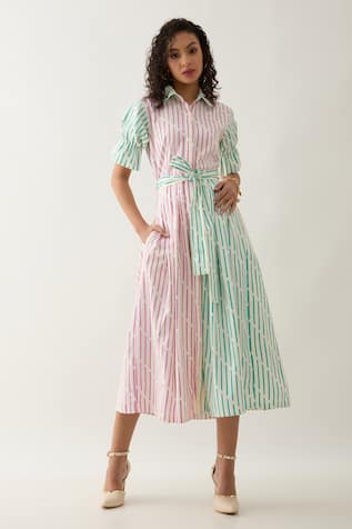 Son Of A Noble Snob Magnum A-Line Dress With Belt 