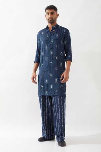 Son Of A Noble Snob Zeph Stamp Kurta Set 