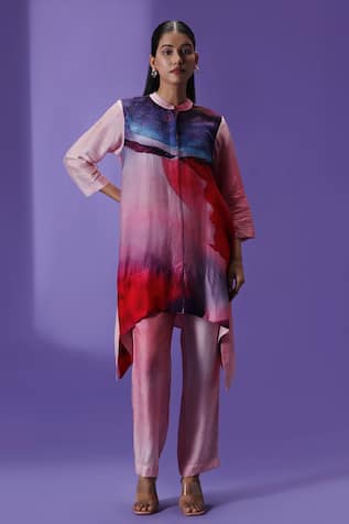 Label Radini Ethereal Hues Printed Kurta Set 