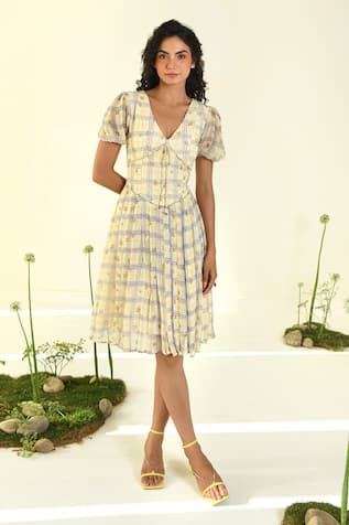 BAISE GABA Cloudwalk Fit & Flare Dress 