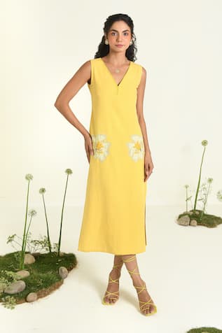 BAISE GABA Sunshine Midi Dress 