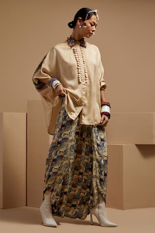 ASEEM KAPOOR Mandala Fusion Shirt Set 