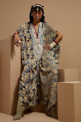 ASEEM KAPOOR Vayu Jumpsuit with Bead Work 