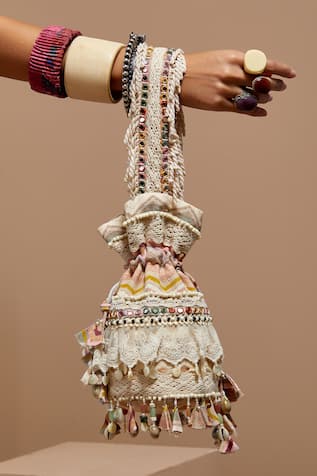 ASEEM KAPOOR Embroidered Multi Potli Bag 