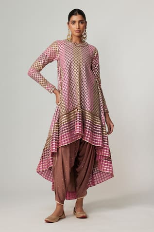 Vvani by Vani Vats Multicolor Dhoti Kurta Set 