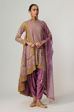Vvani by Vani Vats Multicolor Dhoti Kurta Set 