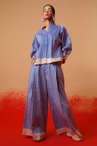 Striped Flared Pant 