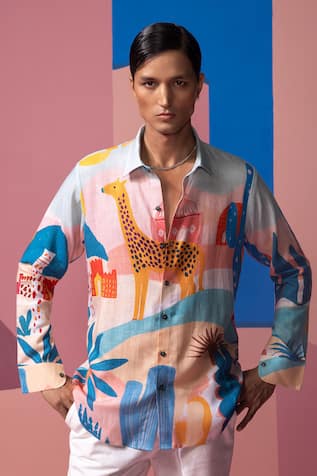 Nautanky Sunset Safari Full Sleeve Shirt 