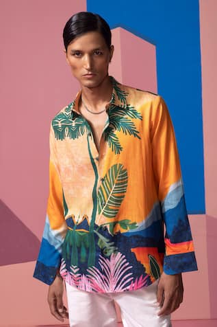 Nautanky Sunset Full Sleeve Shirt 