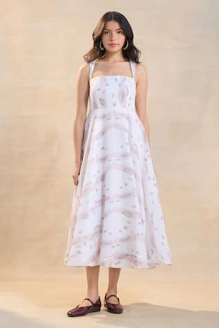 Vedika M Waterdrop Midi Dress 