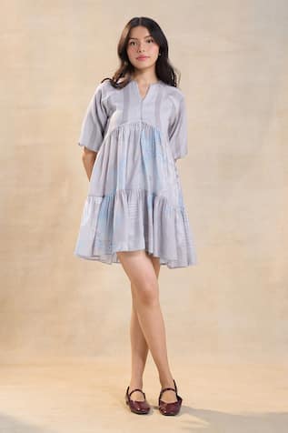 Vedika M Underwater Tiered Dress 