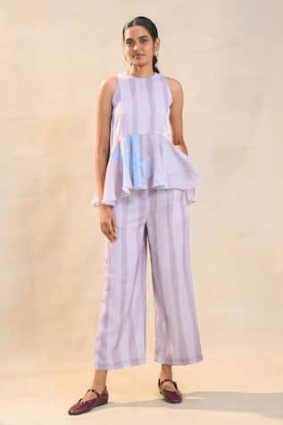 Vedika M Underwater Peplum Top & Pant Set 