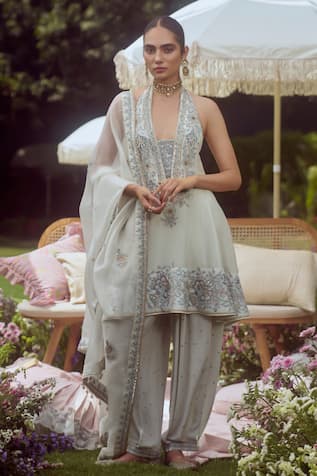 Sue Mue Ivy Embroidered Anarkali Set 