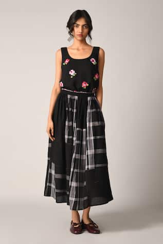 Payal Pratap Coziae Patchwork Long Skirt 