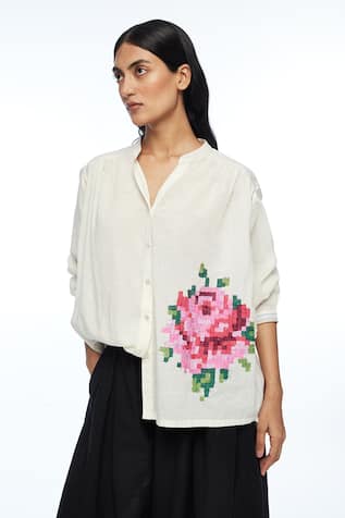 Payal Pratap Floribunda Oversized Shirt 