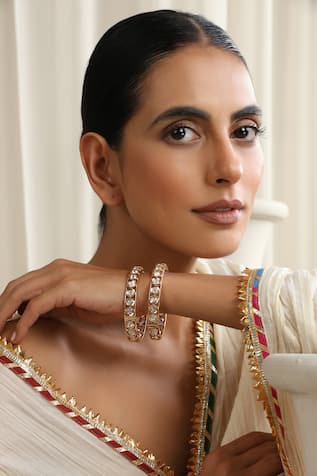 Swabhimann Embellished Polki Bangles 