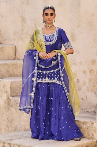 Vinita Bhansali Designer Padma Sharara Set 