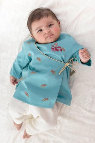 Tiber Taber Shiv Damru Kurta Pyjama Set 