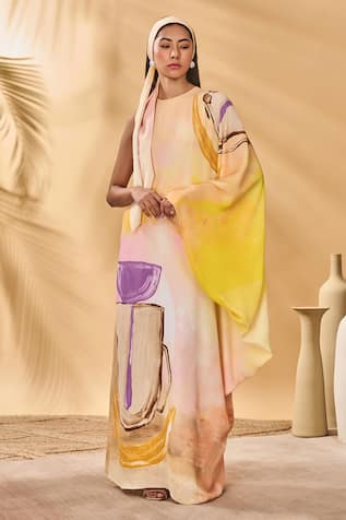 Masaba Glazing Symphony Asymmetrical Kaftan 