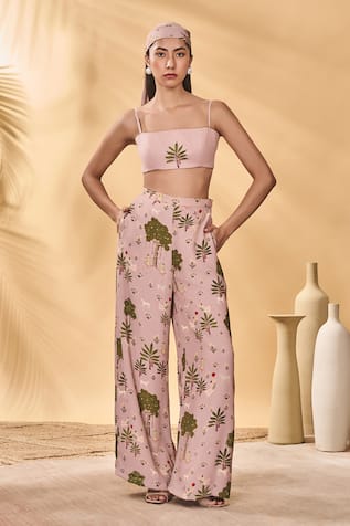 Masaba Pink Pirouette Picnic Trousers 