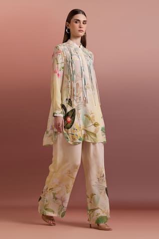 Pankaj & Nidhi Embellished Relaxed Tunic 