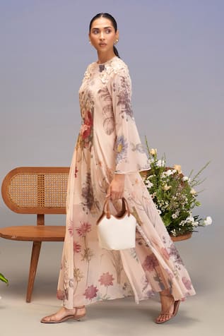 Pankaj & Nidhi Hand-Embellished Maxi Dress 