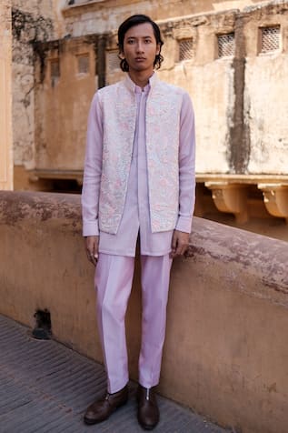 Amaare Psy Garden Nehru Jacket Set 