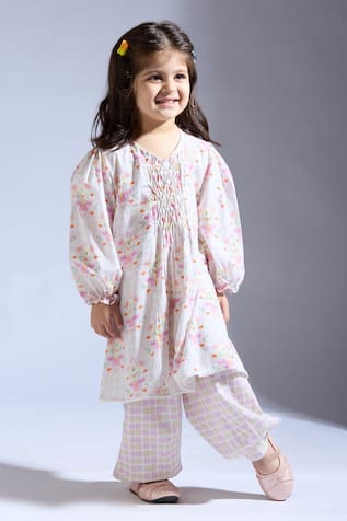 Multi Color Designer Kurta & Pant Set 