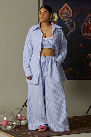 Quod Wisp Shirt in Aqua 