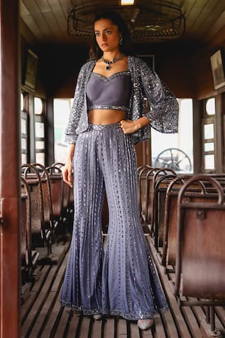 Sabe Designer Cape & Pants Set 
