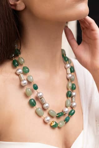 Joules by Radhika Jayani Multicolor Designer Necklace 