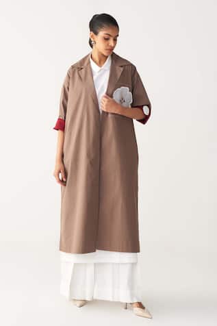 Floral Applique Patch Jacket Co-ord Set 