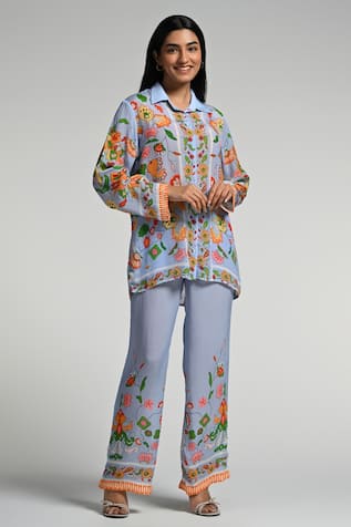 Taroob Floral Utopia Co-ord Set 